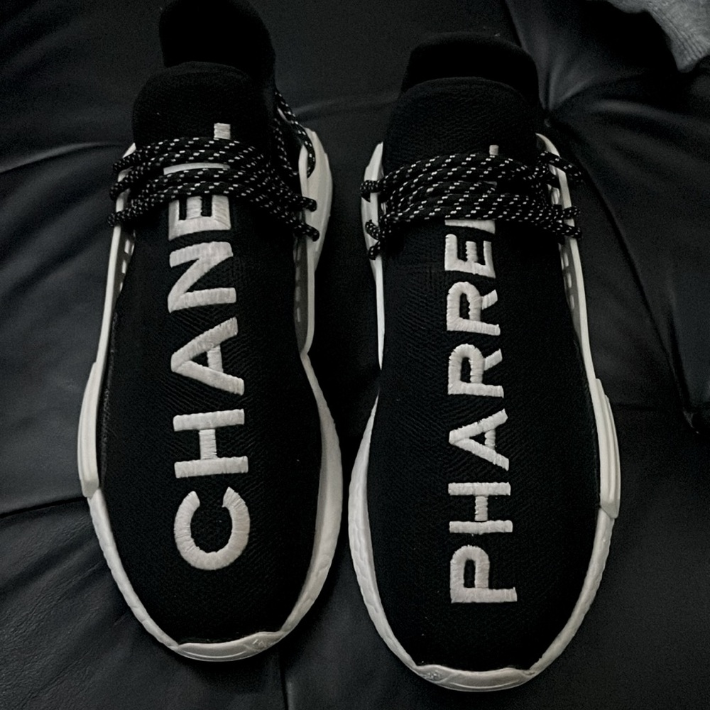 Channel Pharrell Adidas. Male Size 10
